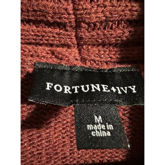 Fortune + Ivy Women’s Cardigan Open Front size M NWOT - Picture 4 of 6